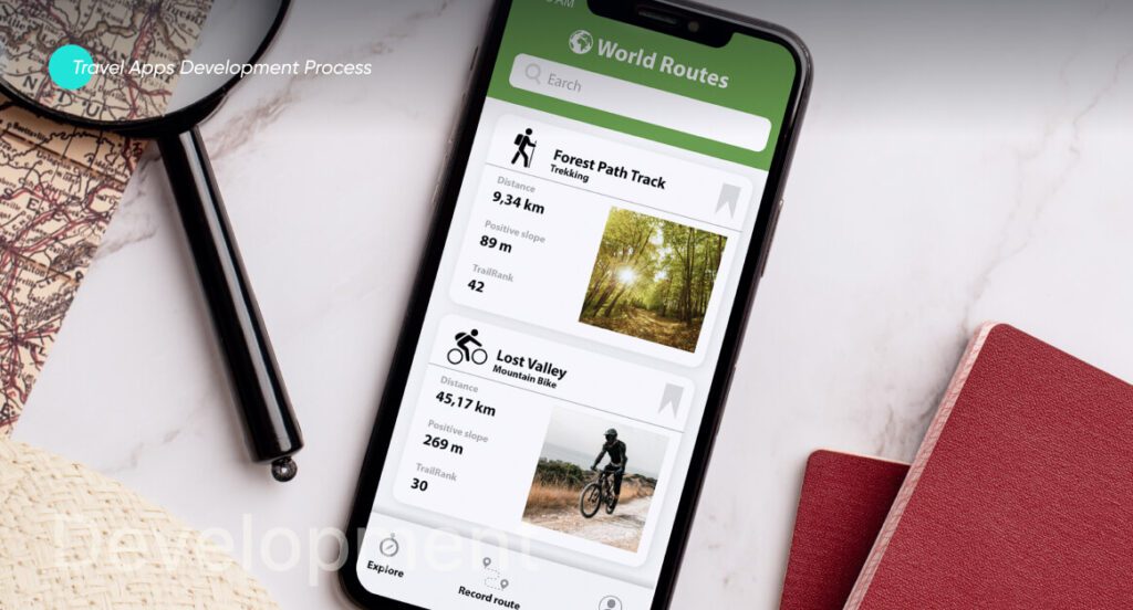 development process of Travel apps 