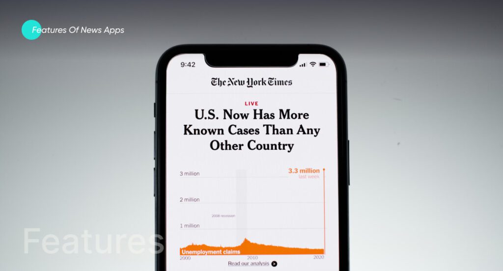 features of news app