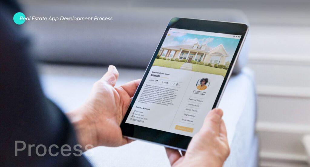 development porcess of real estate app  