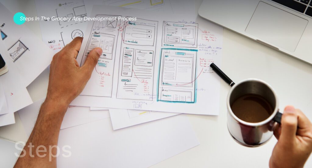 steps in the grocery app development process